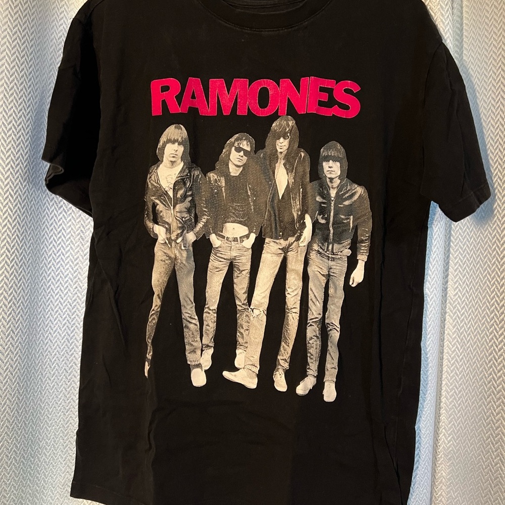 Ramones Black Graphic T-Shirt